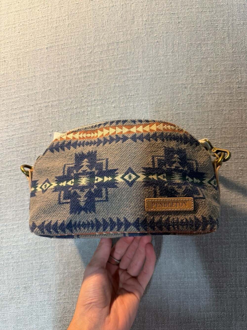 Pendleton Southwestern Geometric Wool Crossbody Bag Multi